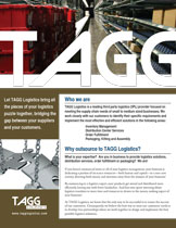 TAGG Logistics - brochure design