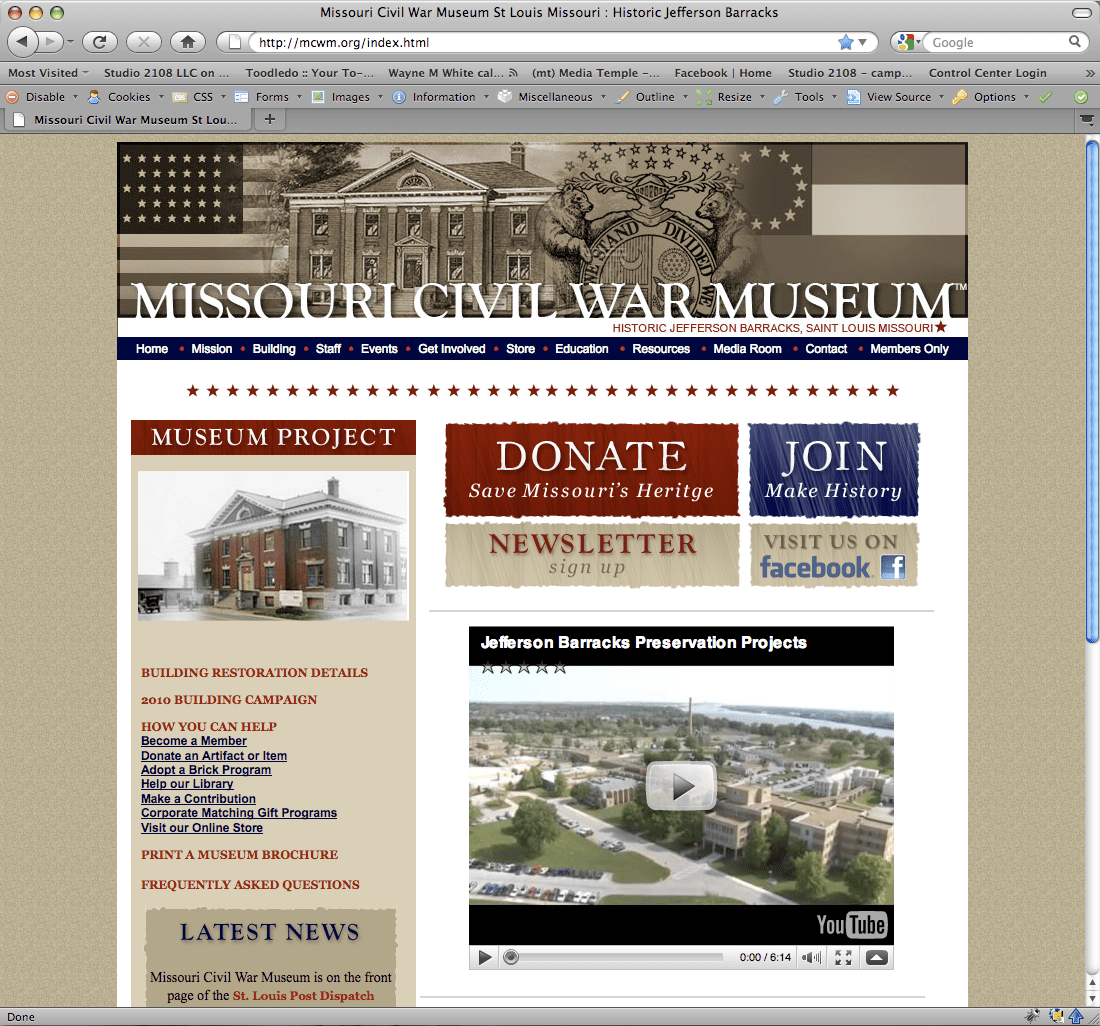 custom designed web site st louis mo company