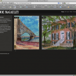 Content Management System CMS web site built with WordPress