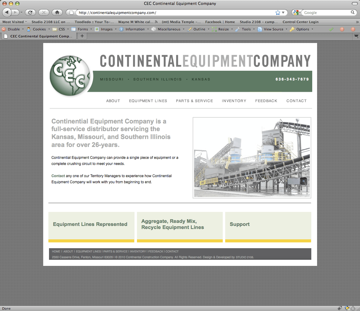 custom designed web site st louis mo company