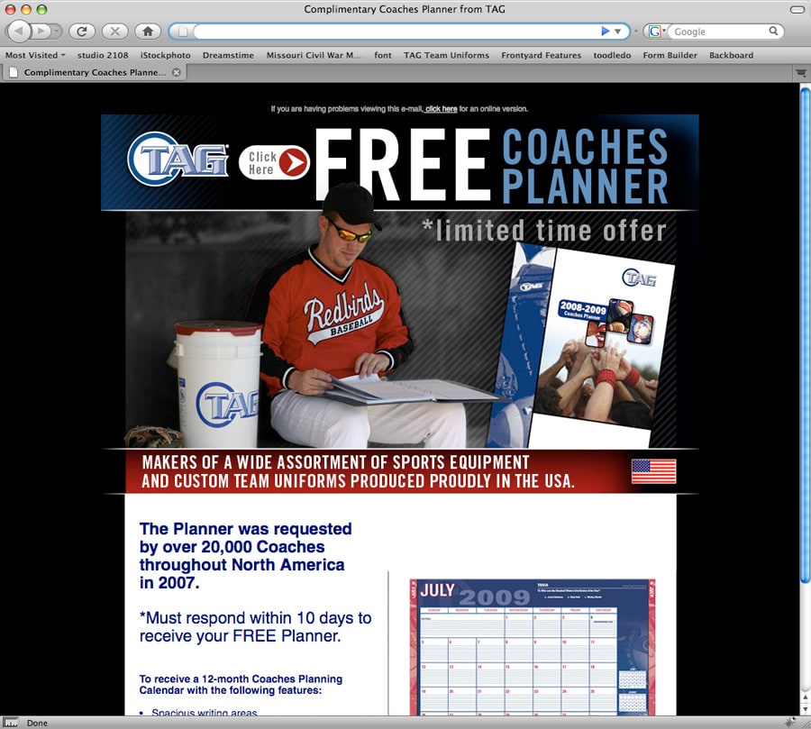 HTML E-Mail Marketing created by Studio 2108
