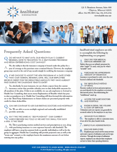 Custom Designed Flyer for Health Star Consulting