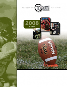 TAG Football Catalog 2008