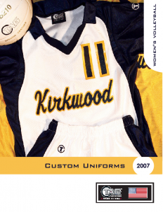TAG Volleyball Catalog 2007