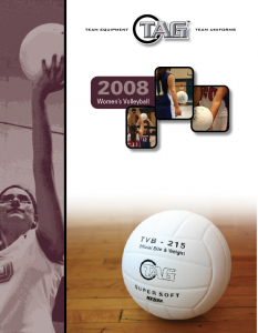 TAG Volleyball Catalog 2008