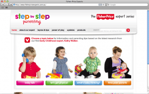 Fisher Price Fisher Price WordPress Website