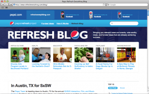 Pepsi Blog Pepsi WordPress Website