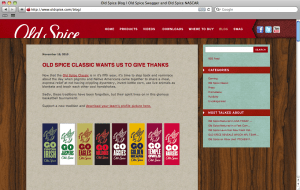 Old Spice Old Spice WordPress website and blog