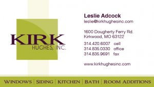 Kirk Hughes Custom Designed Business Card Kirk Hughes Custom Designed Business Card