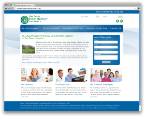 Des Peres - WordPress Website