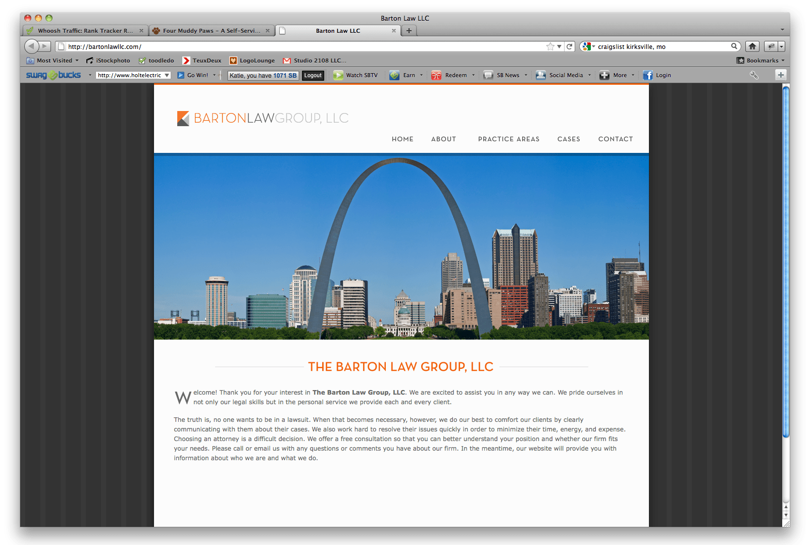 New Barton Law Group Website