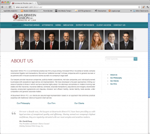 Custom Designed WordPress website for Sauerwein Simon P.C. Custom Designed WordPress website for Sauerwein Simon P.C.