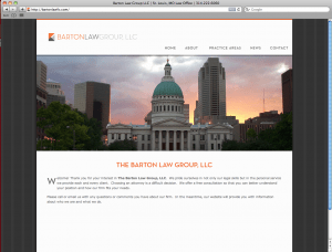 Custom Content Management Law Firm Website WordPress and logo design