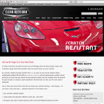 custom design wordpress website clear auto bra