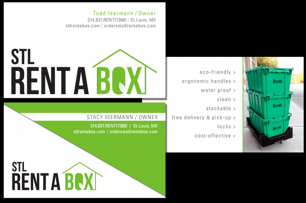 custom designed business card stl rent a box