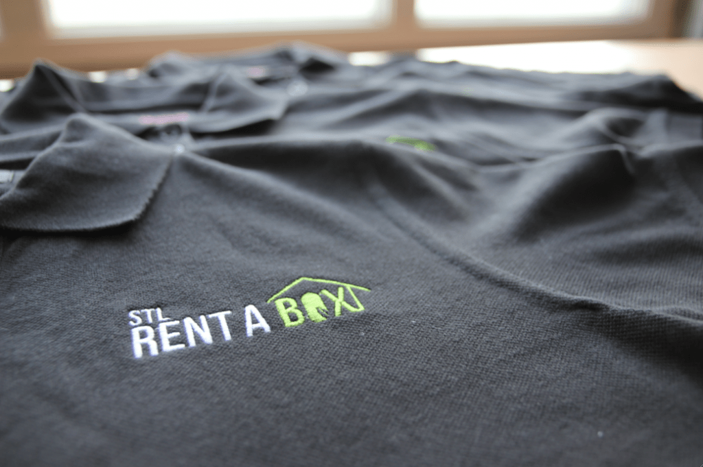 embroidered polos stl rent a box