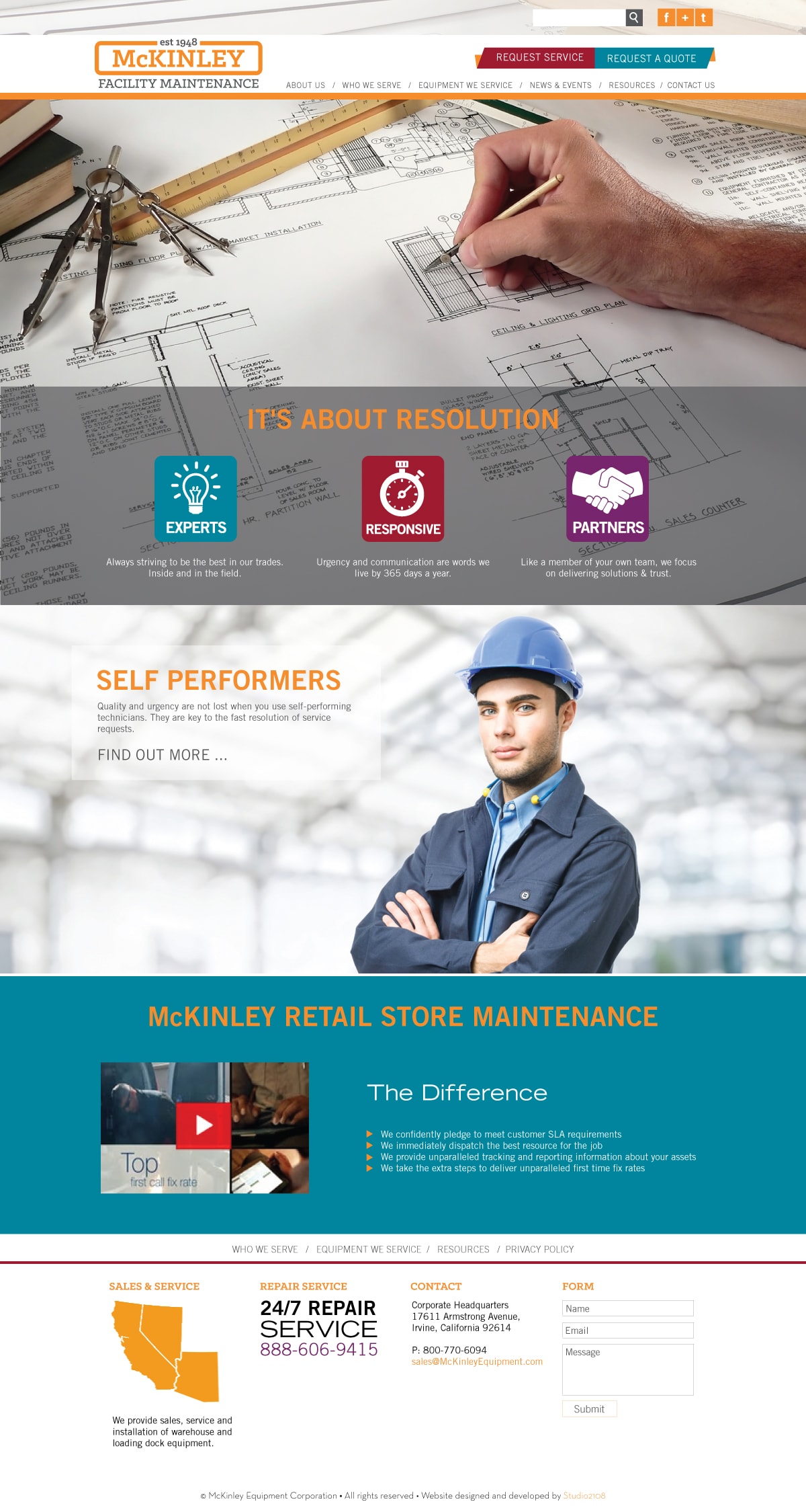 MockUp McKinley Go to McKinley Facility Maintenance