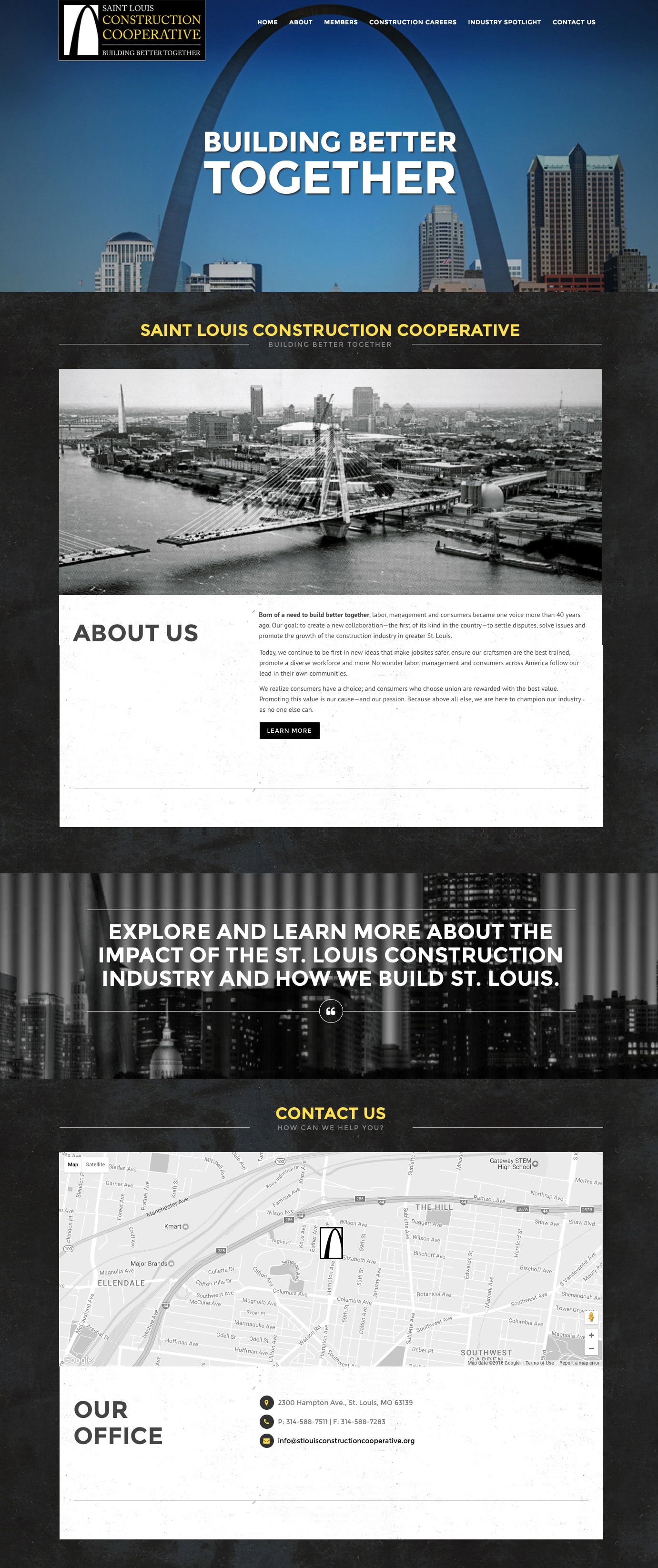 construction coop longscreenshot Go to St. Louis Construction Cooperative
