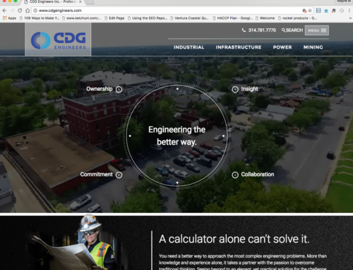 Redesigned Custom WordPress website for CDG Engineers