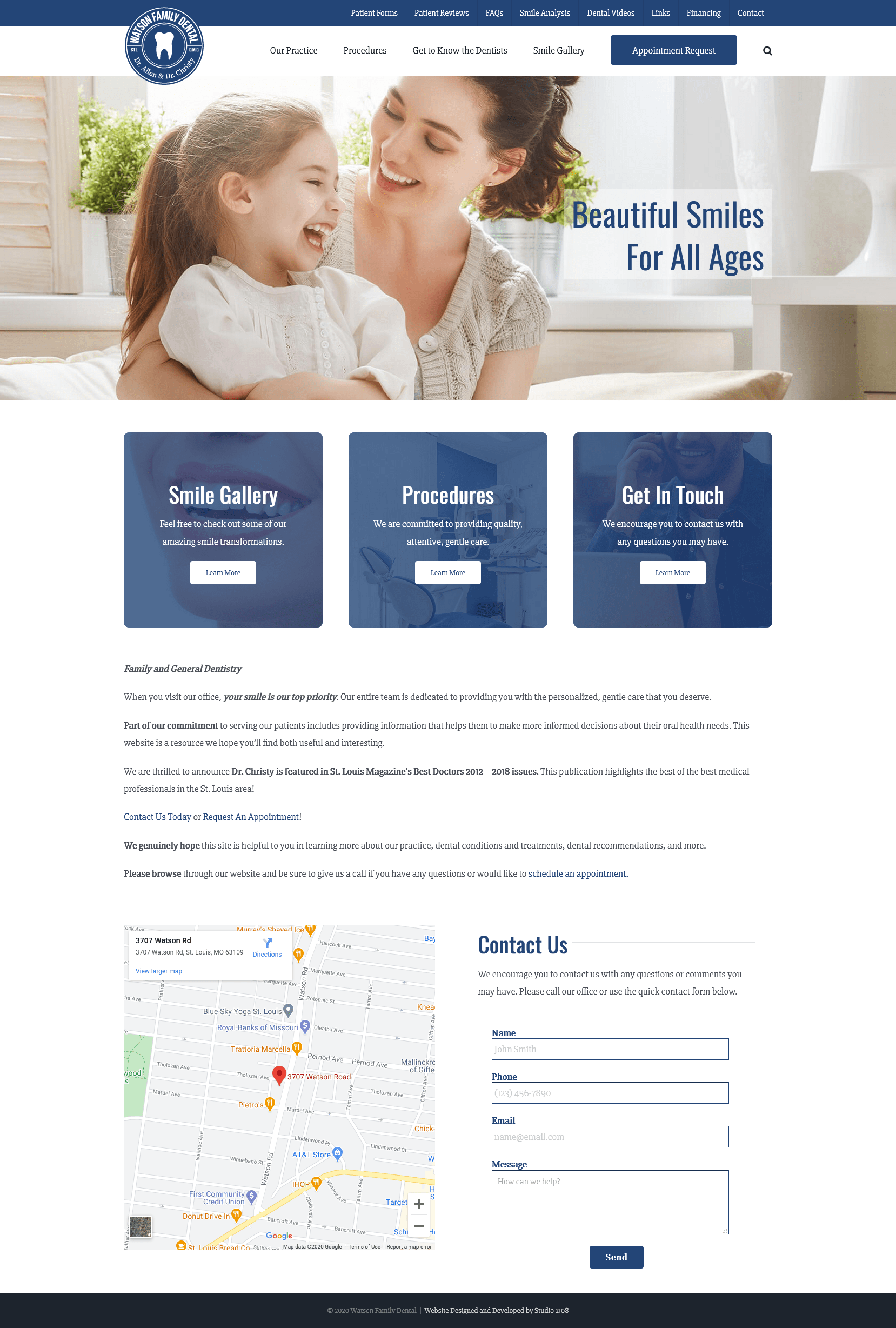 Watson Family Dental - Mockup Go to Watson Family Dental