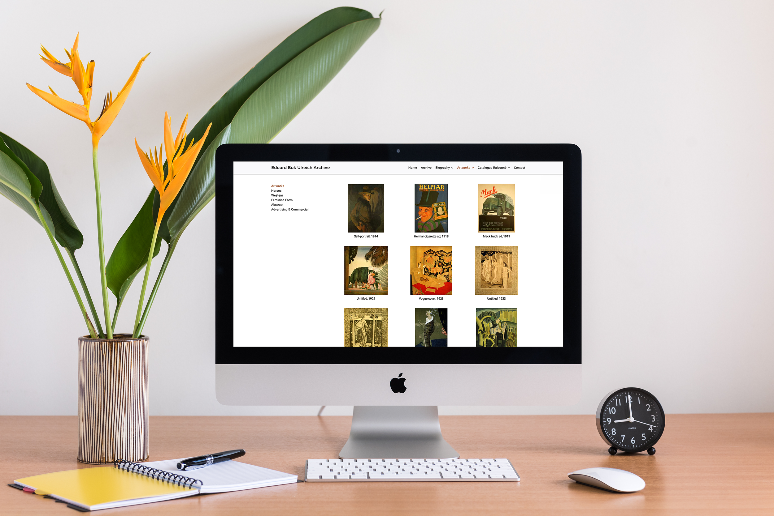 Buk Artworks mock-up